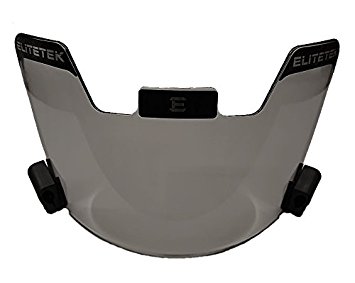 Amazon.com : EliteTek Football Eye-shield Visor (Smoke Tinted ...