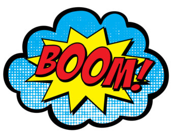 Boom pow clipart