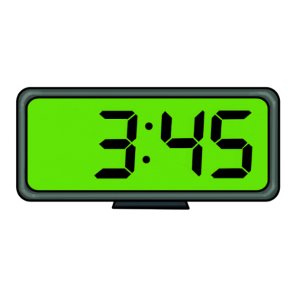 Digital Clock Clipart