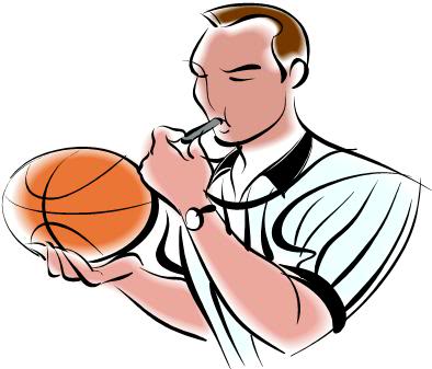 Illustration of basketball referee clipart | ClipartMonk - Free ...