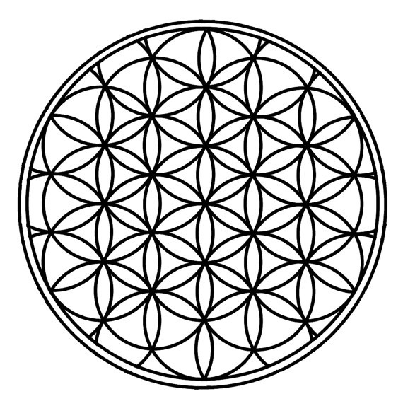 1000+ images about Sacred Geometry Stencils | Flower ...