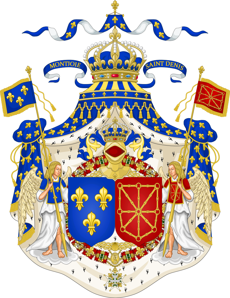 File:Grand Royal Coat of Arms of France & Navarre.svg - Wikimedia ...