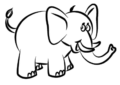 Drawings Of Elephants Tracing - ClipArt Best