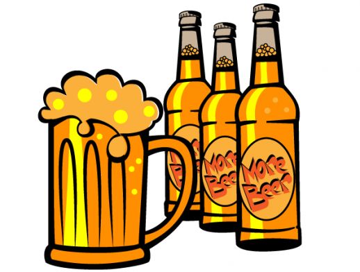 Beer bottle pictures clip art