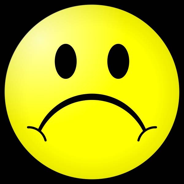 Sad Smiley Face Clip Art - Free Clipart Images