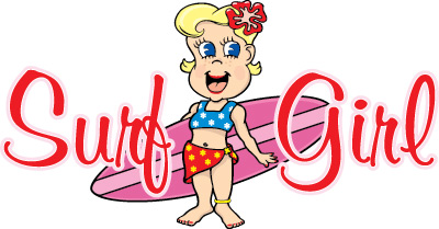 Cartoon Surfer Girls - ClipArt Best