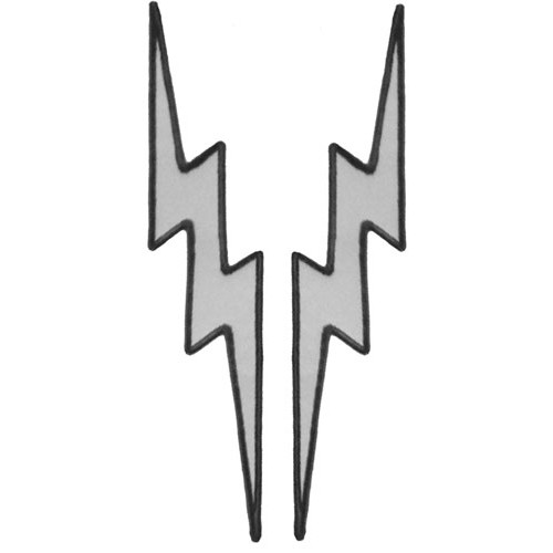 White And Black Lightning Bolt - ClipArt Best