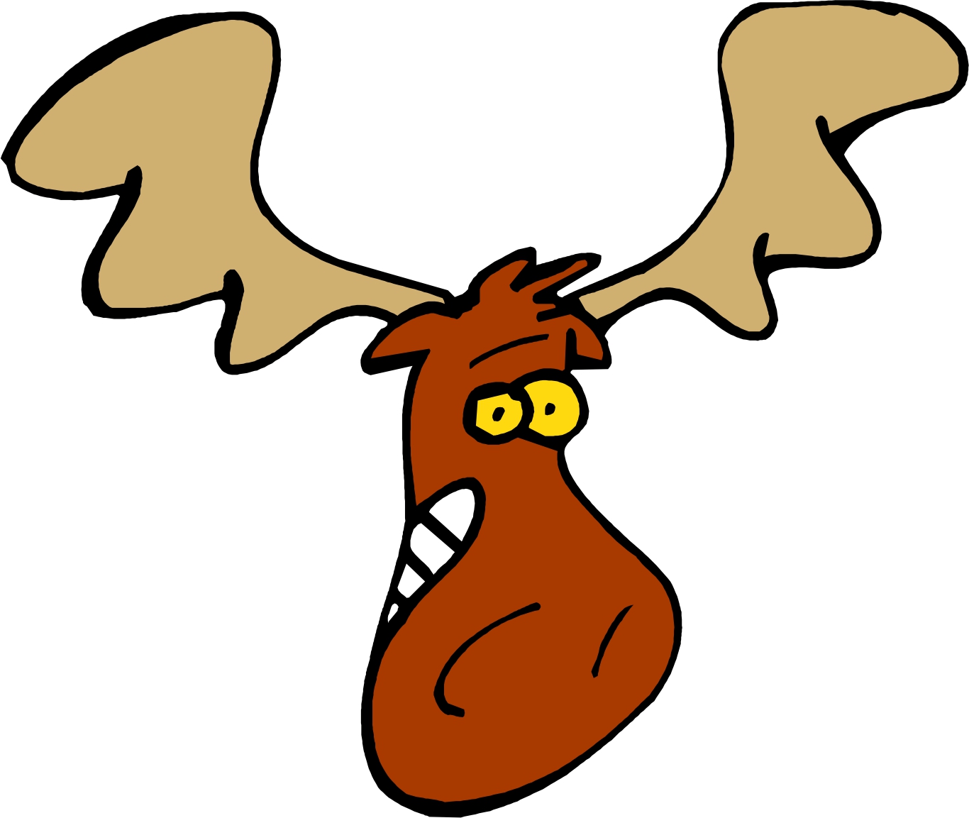 Moose clipart animation