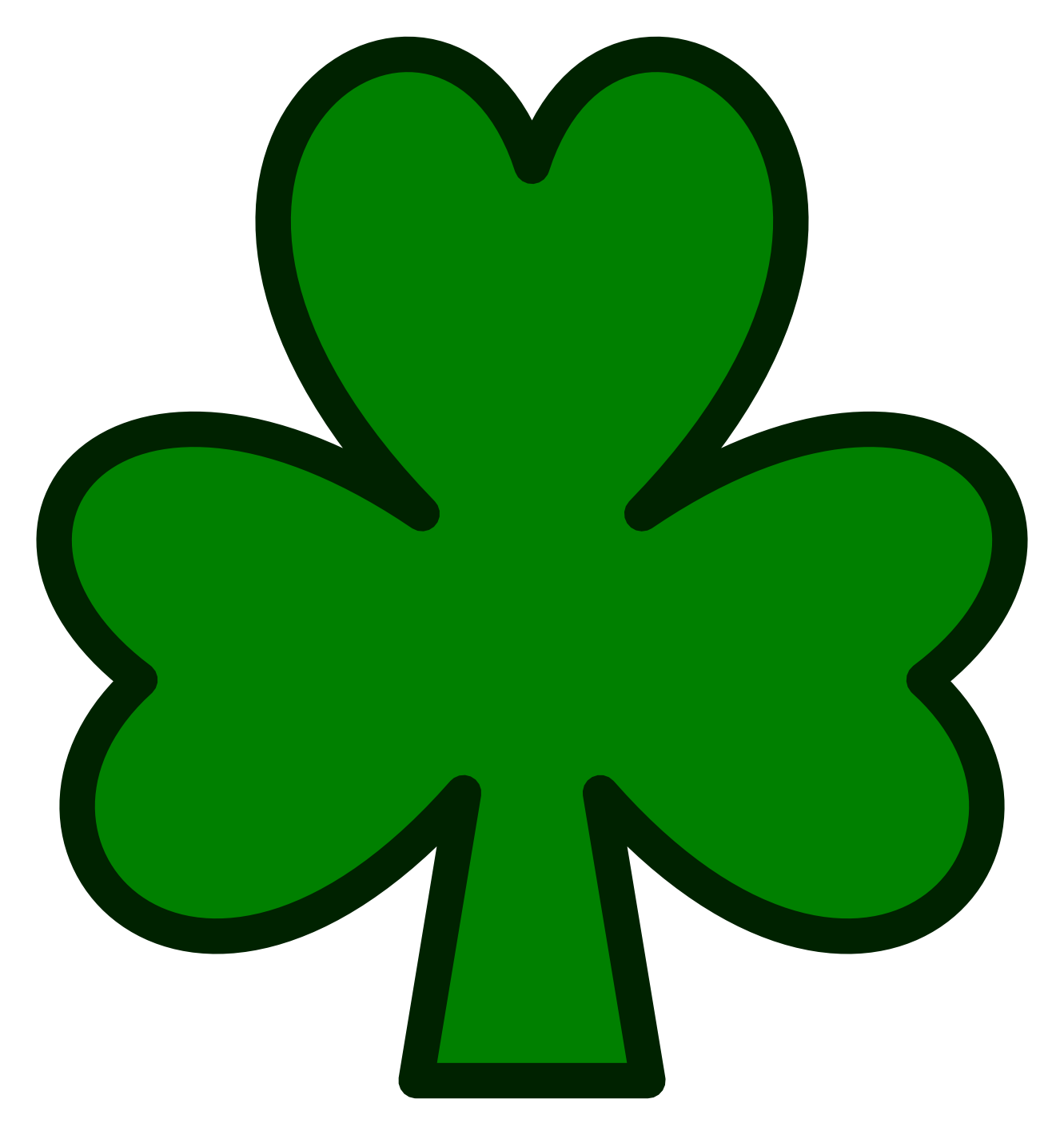 Images of shamrocks clip art