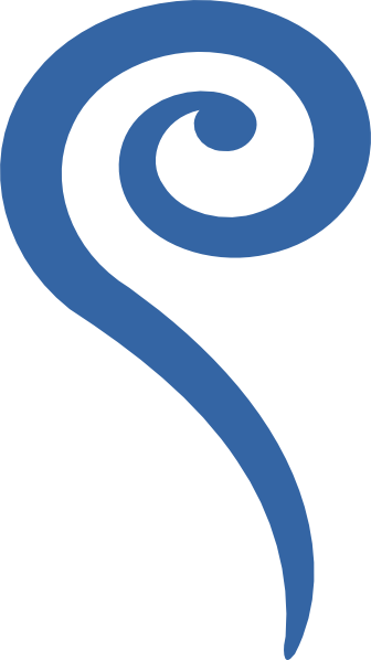 Big Blue Swirl Clip Art - vector clip art online ...