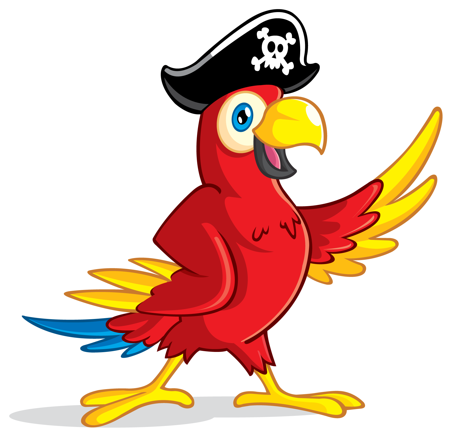 Pirate Parrot PNG Transparent Image | PNG Mart