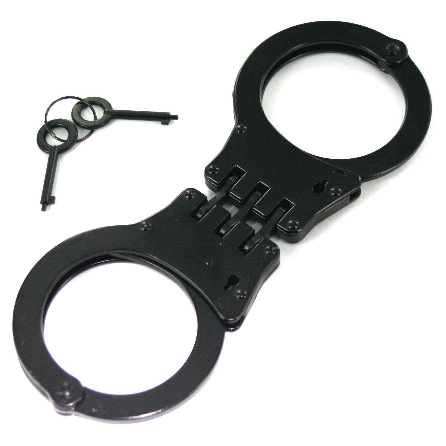 Ace Martial Arts Double Locking Handcuffs, Hinged Handcuffs