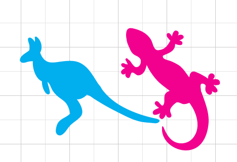 Geckos — and Using Clipping Masks in Illustrator | Color On Cloth