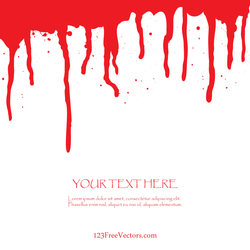 Blood dripping clipart