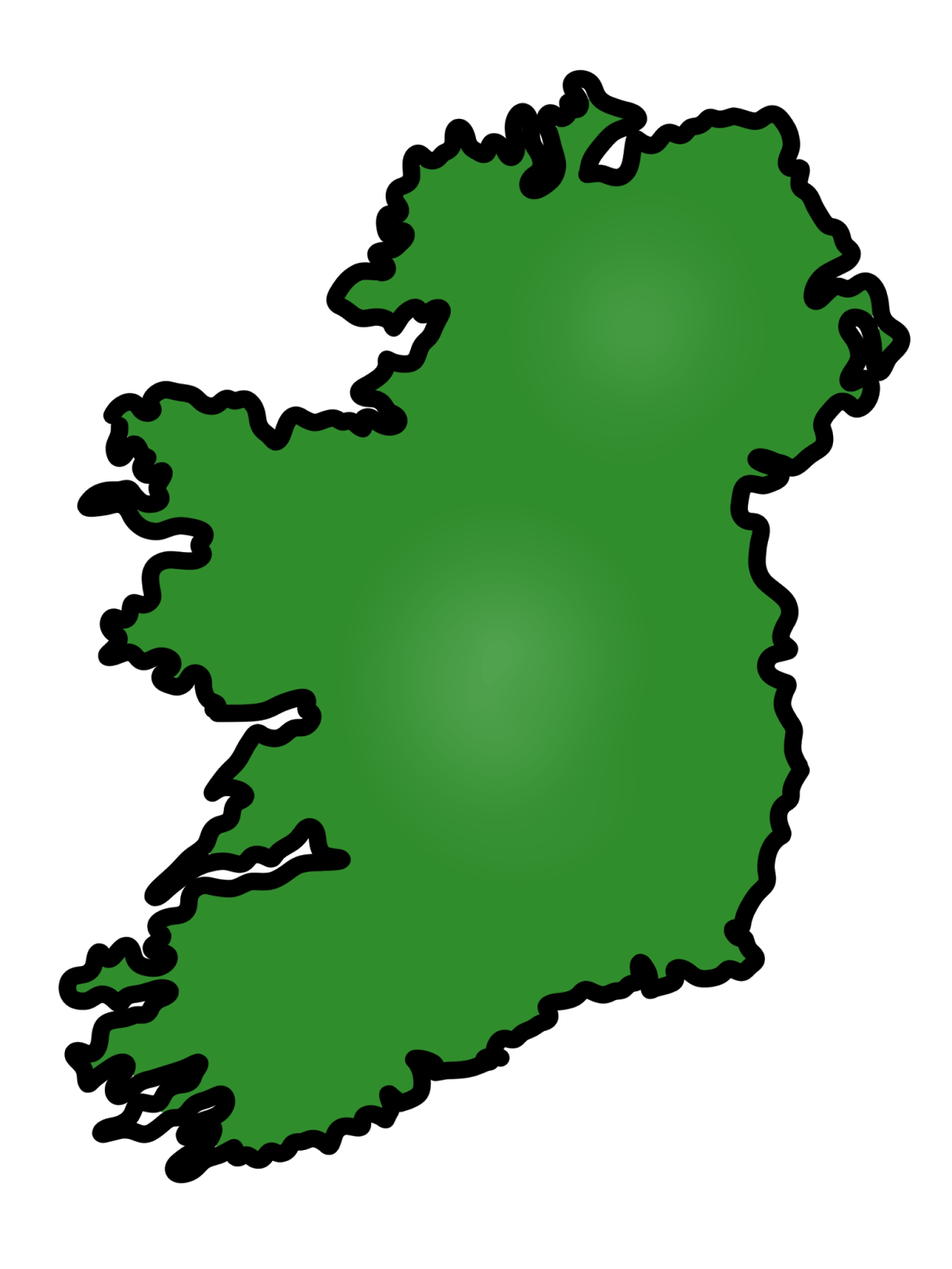 Clip Art Ireland Map Clipart