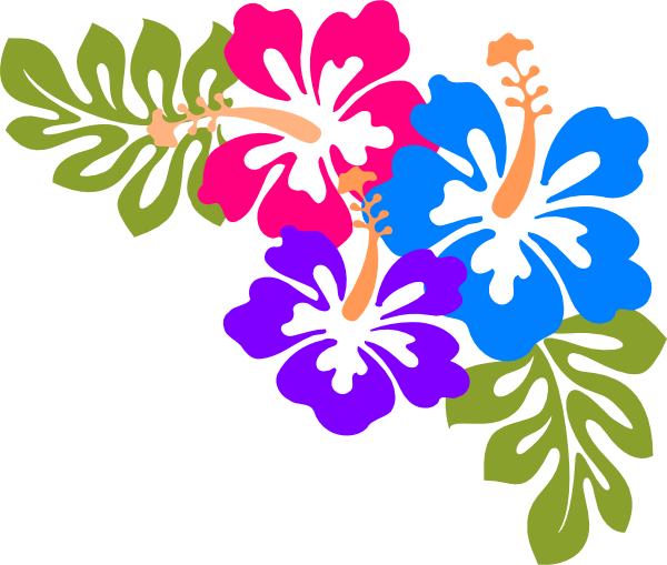 People Luau Party Clipart