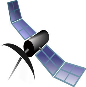 Satellite clip art - vector clip art online, royalty free & public ...