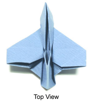 How to make origami airplane