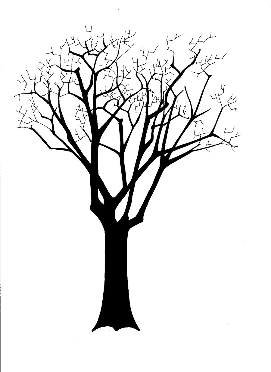 Tree silhouette II by Ninokh