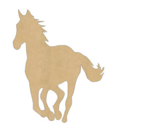 wood horse cutout – Etsy