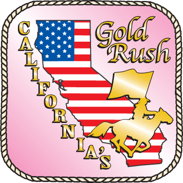 California gold rush clipart