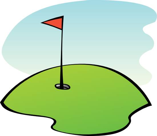 Putt putt golf clipart