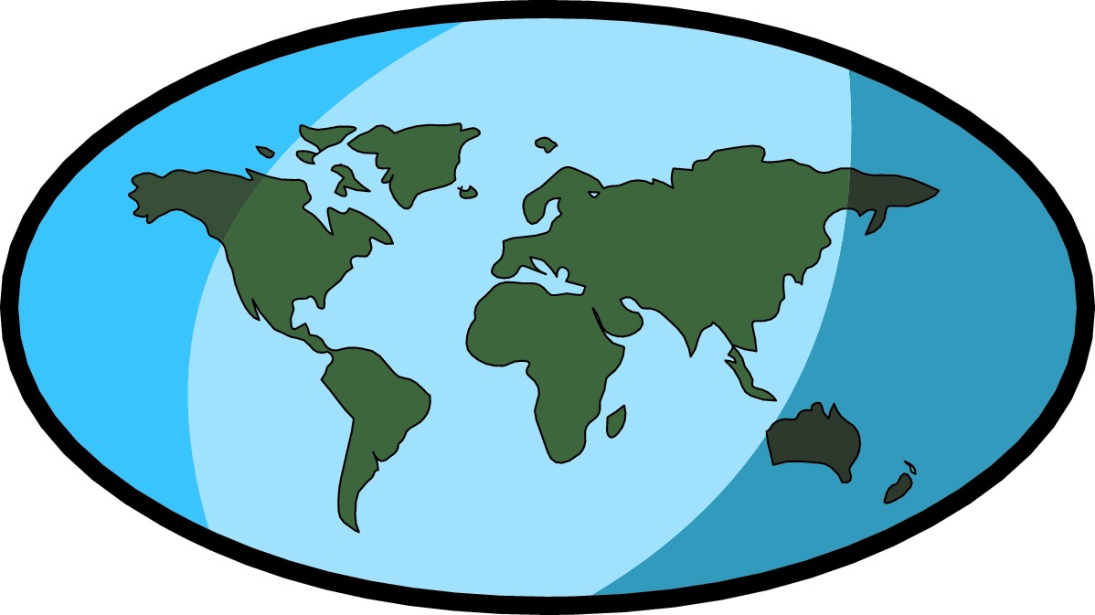 world map