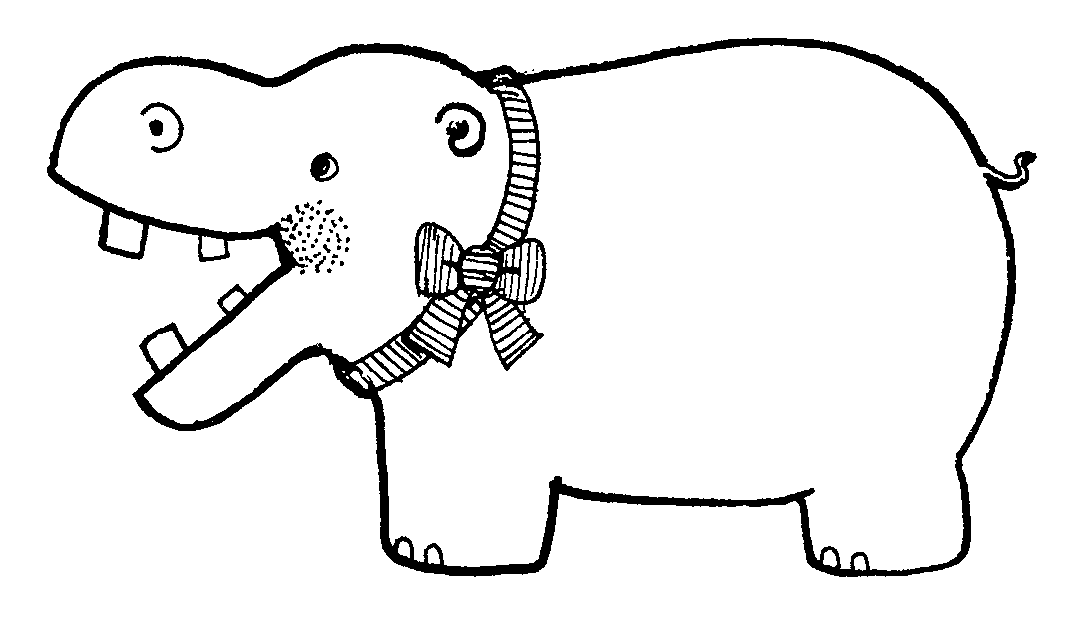 Clip Art Hippo