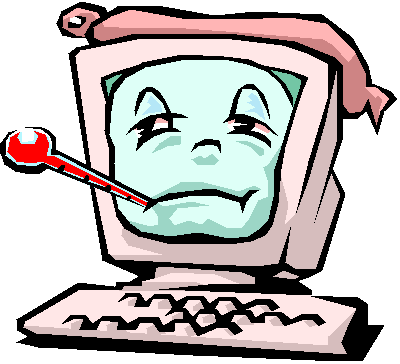 Broken Computer Clip Art