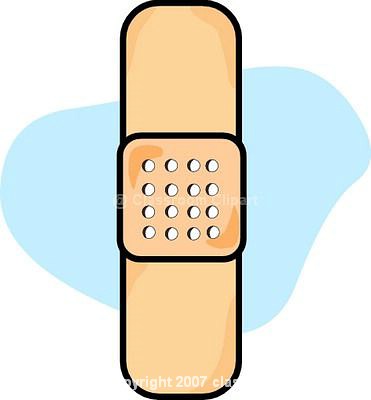 Bandaid band clip art free image #25511