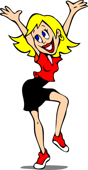 Cartoon Girl Dancing Clipart Best