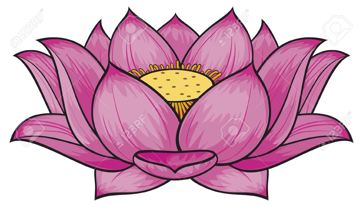 Lotus Flower Cartoon - ClipArt Best