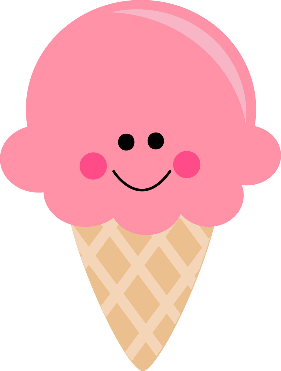 Ice cream clipart cute