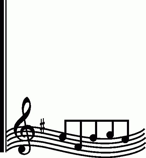 Music Border Clip Art