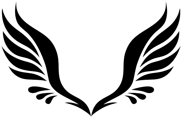 Imgs For > Simple Angel Wings Design