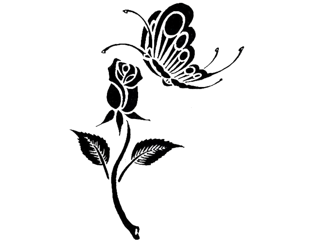 Tribal Rose Tattoo - ClipArt Best