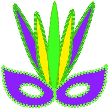 Mardi Gras Mask Clipart