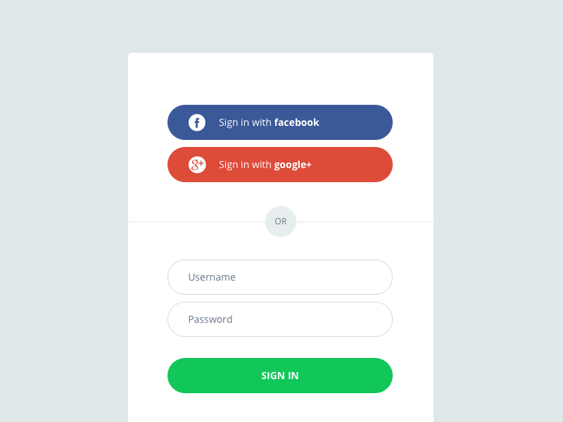 25 Beautiful Login Form Designs for Inspiration | AZMIND