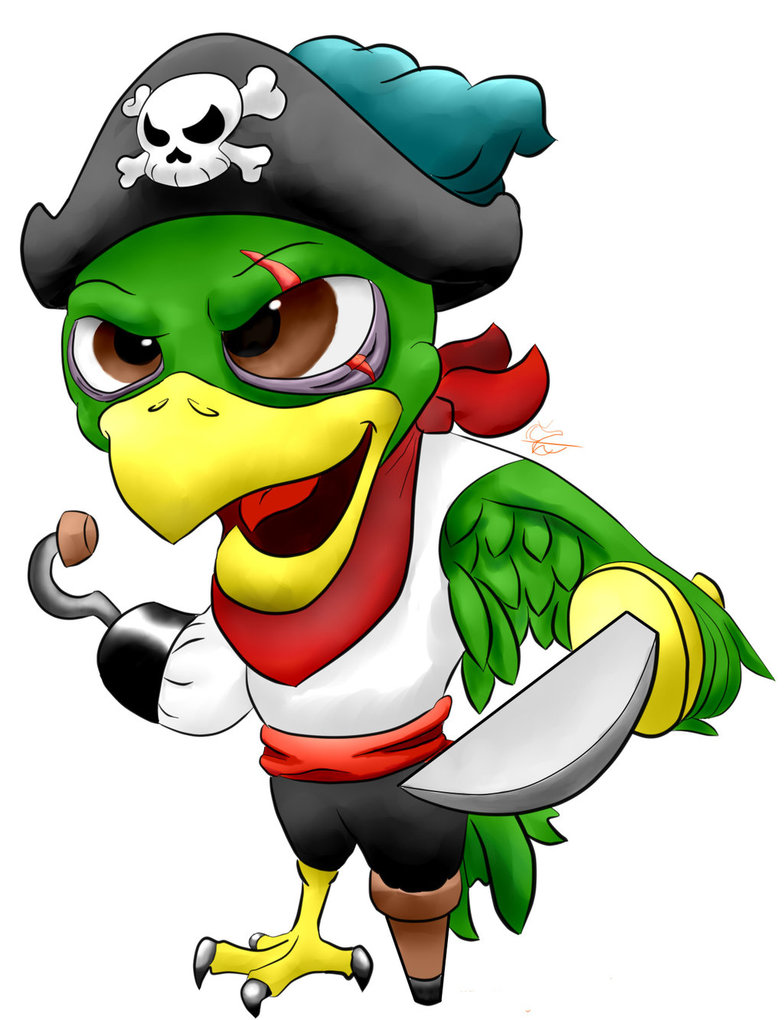 Pirate Parrot by MidnightHuntingWolf on DeviantArt