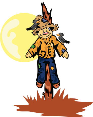 Cartoon Of Scarecrow Clip Art, Vector Images & Illustrations - ClipArt