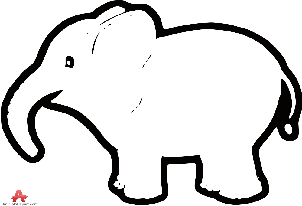 Baby elephant sitting clipart png only