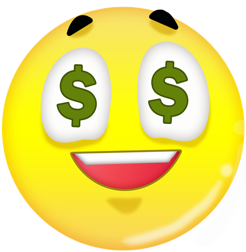 Emoji money clipart