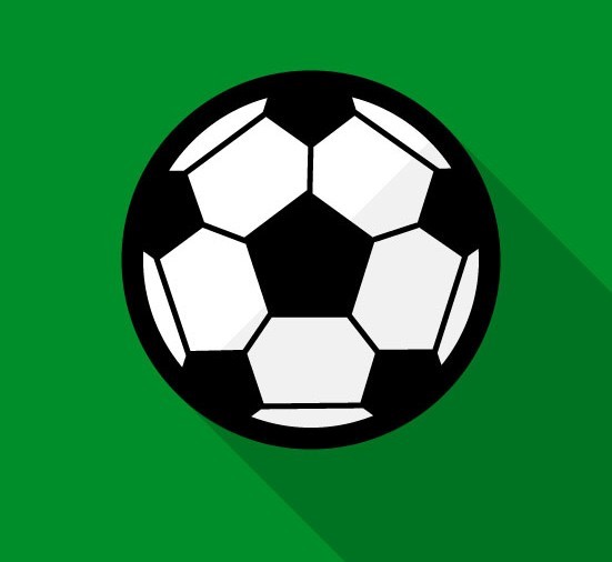 Flat Soccer Ball Vector Icon - Free Vector Art-free Vector Art ...