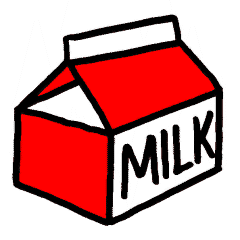 Free milk carton clipart
