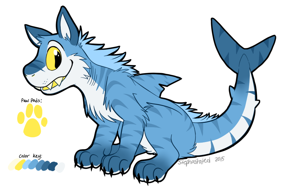 CHARACTER AUCTION - SHARK/HYENA — Weasyl