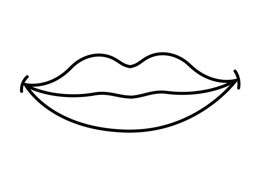 Coloring page mouth - img 26916.