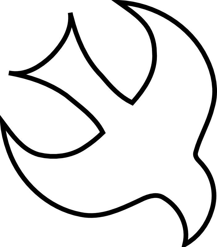 Best Photos of Christian Dove Template - Peace Symbols Dove, Free ...