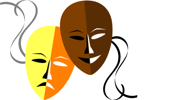 Theatrical Masks Clipart