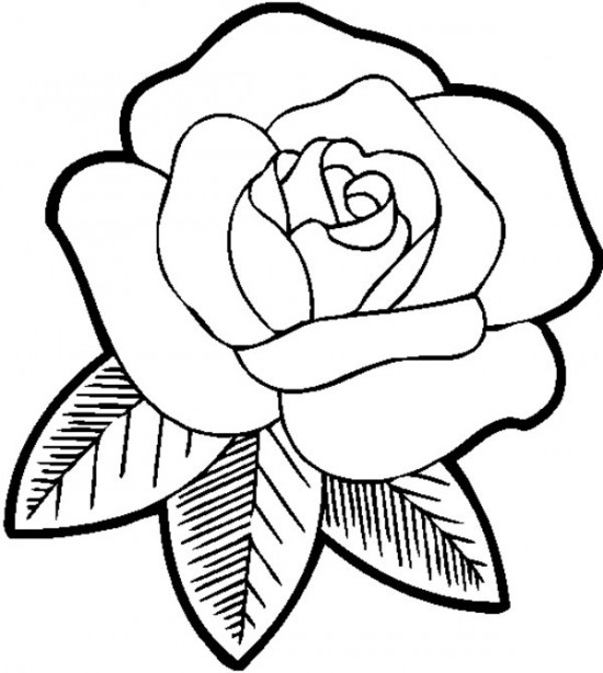 Rose Coloring Pages - Printable Free Coloring Pages