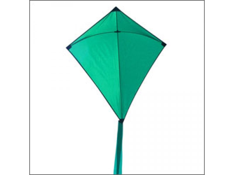 Traditional Diamond Kite (Green) | Kite Stop | Kites, Windsocks ...